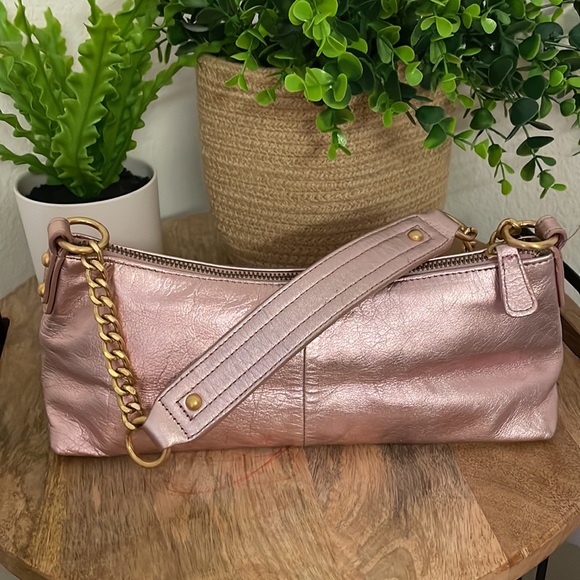 marshall fields Bags Vintage Marshall Fields Pink Metallic Bag